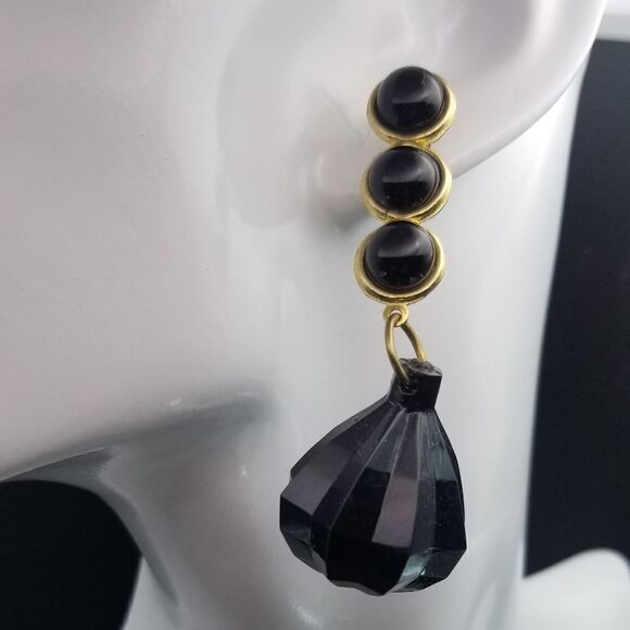 jack-o-  Midnight lantern earrings E0321